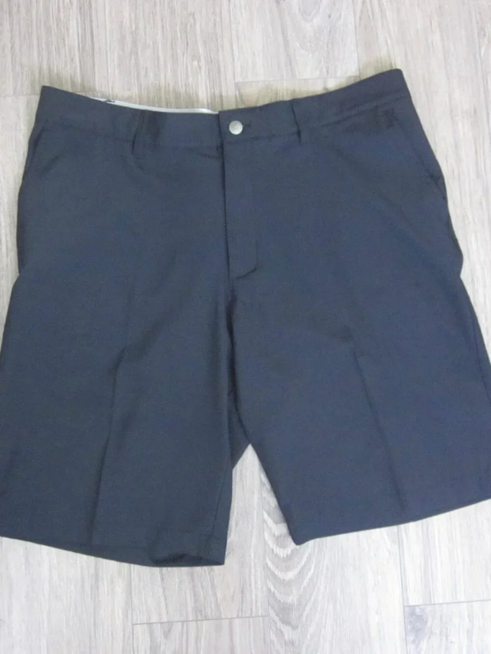 adidas men's black golf shorts size 36